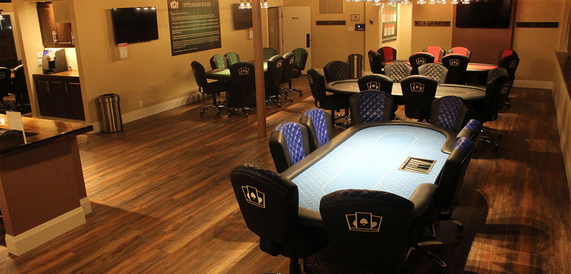 The Mallard Club poker room floor